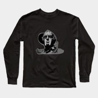 Metal Face Long Sleeve T-Shirt